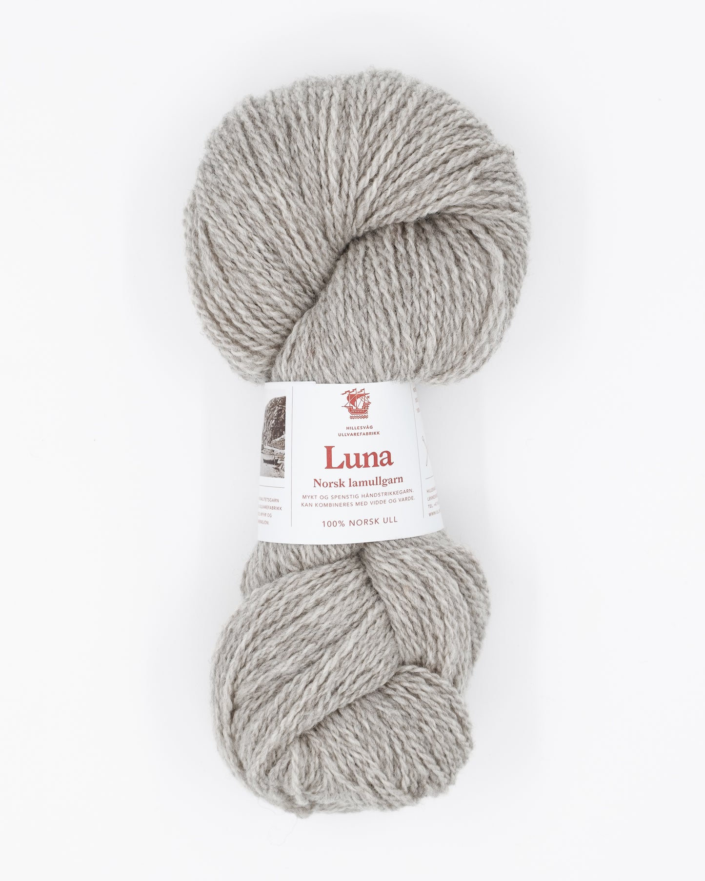 Luna Lammwollgarn - Hillesvåg Ullvarefabrikk