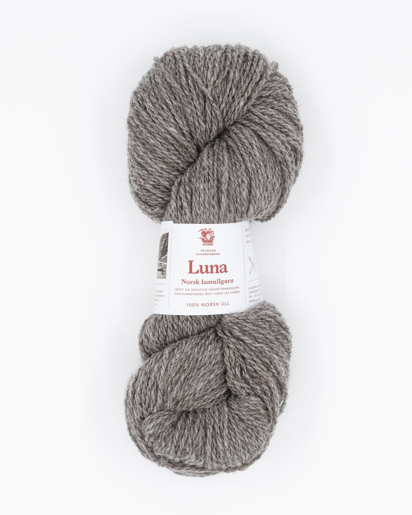Luna Lammwollgarn - Hillesvåg Ullvarefabrikk