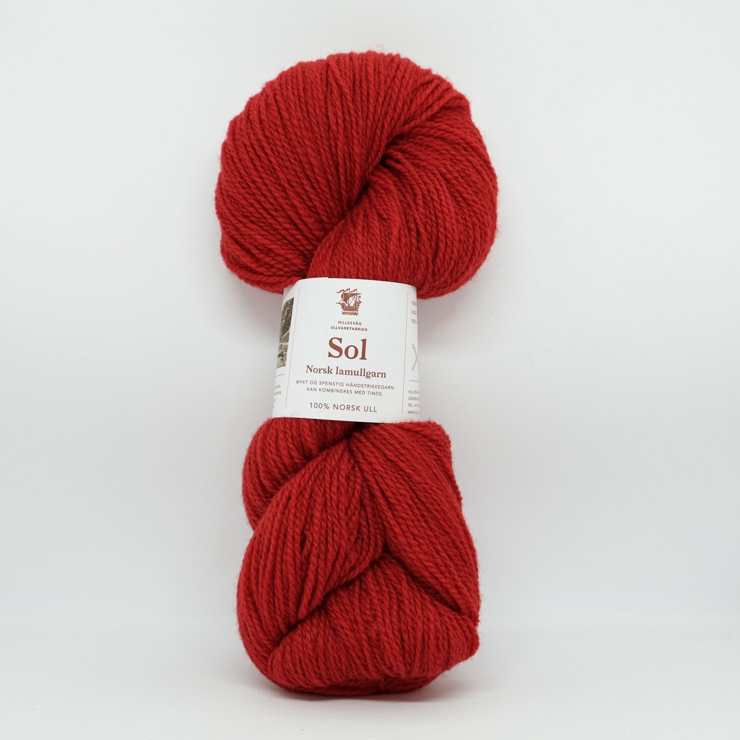Sol Lammwollgarn - Hillesvåg Ullvarefabrikk