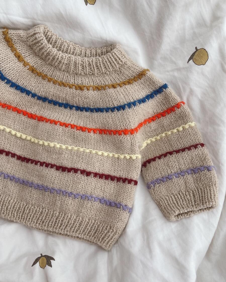 Festival Sweater Baby - Strickanleitung von PetiteKnit