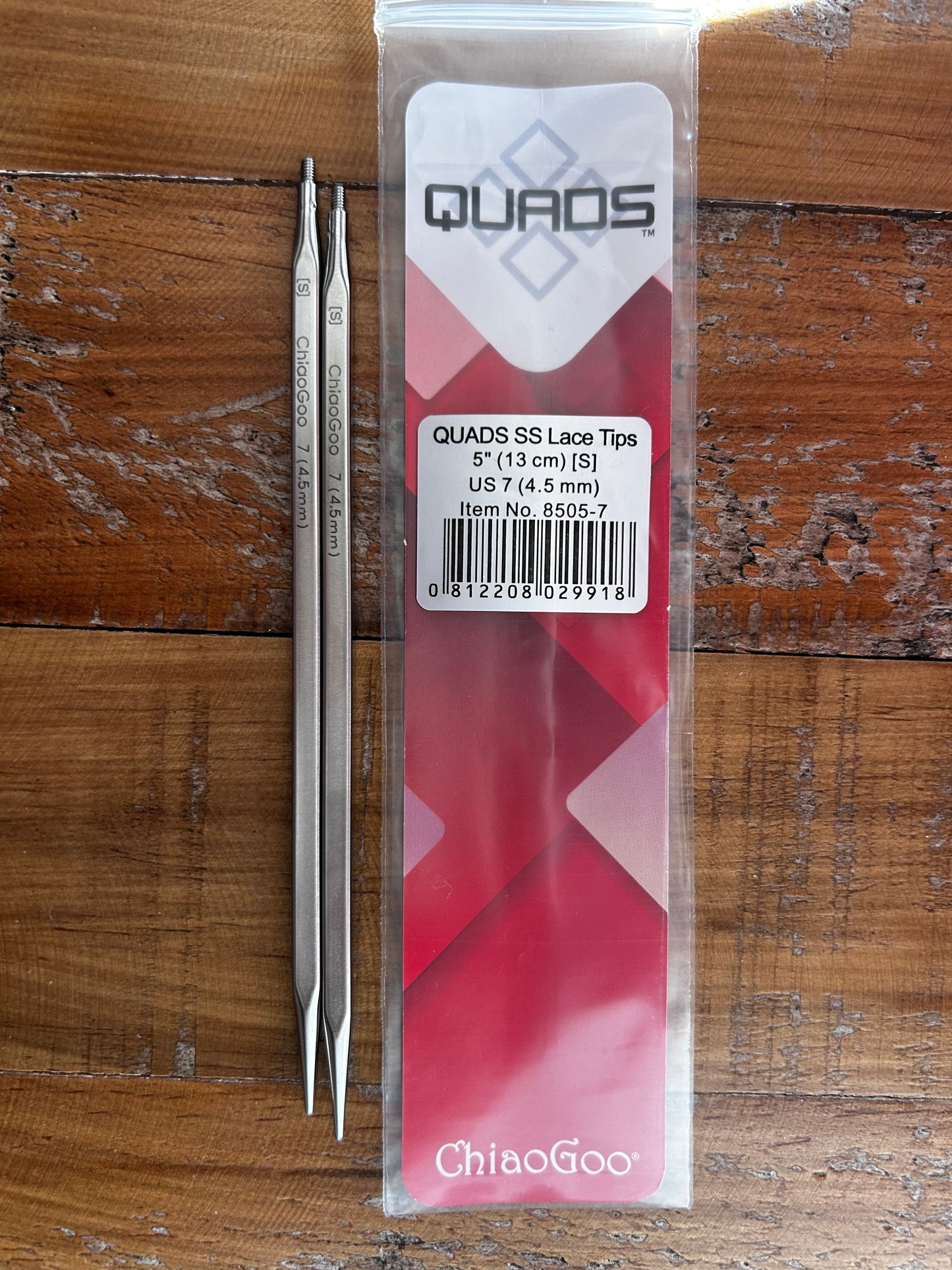 Nadelspitzen Quads Lace 13 cm Small - ChiaoGoo