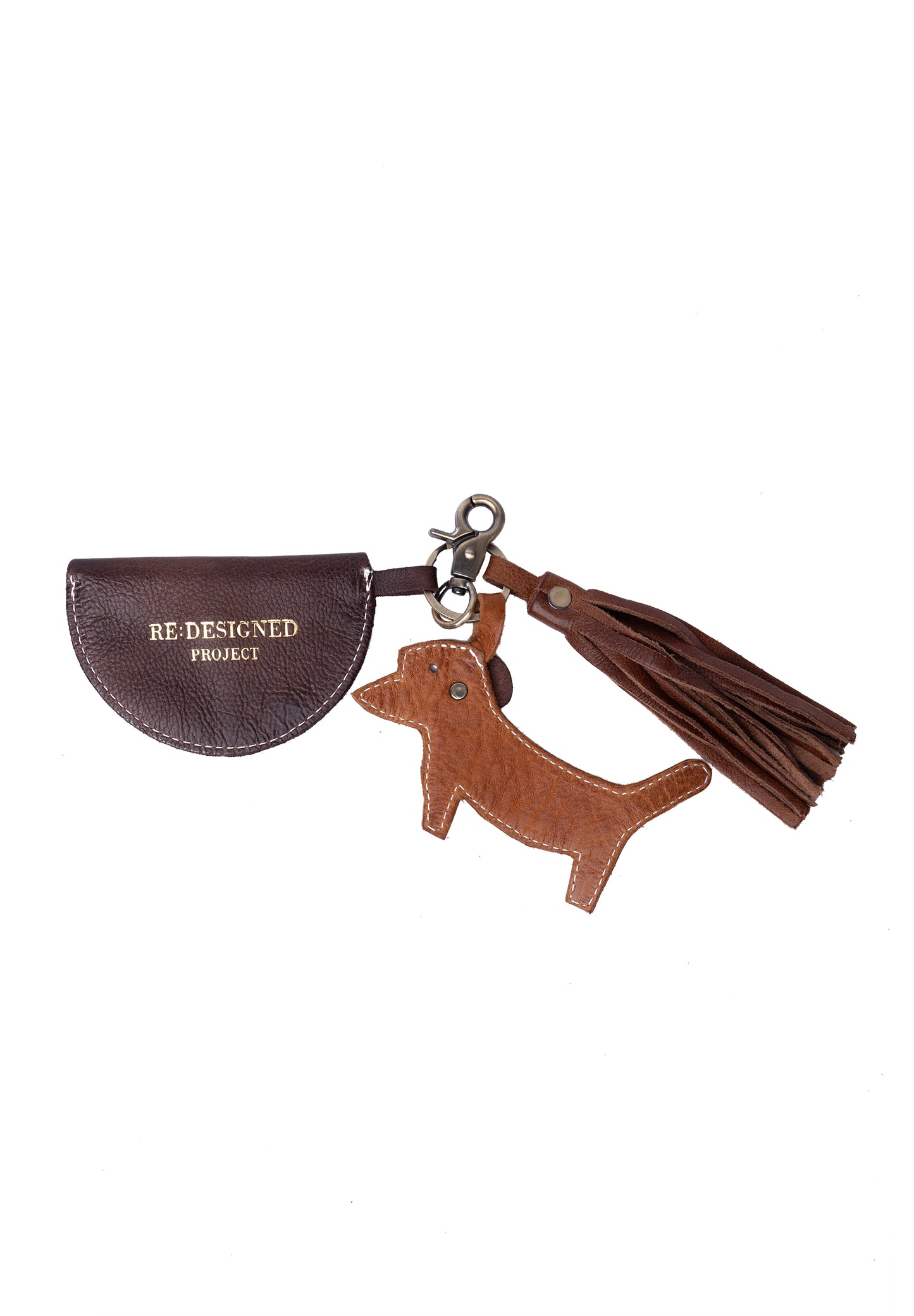 Schlüsselanhänger aus Leder - re:designed