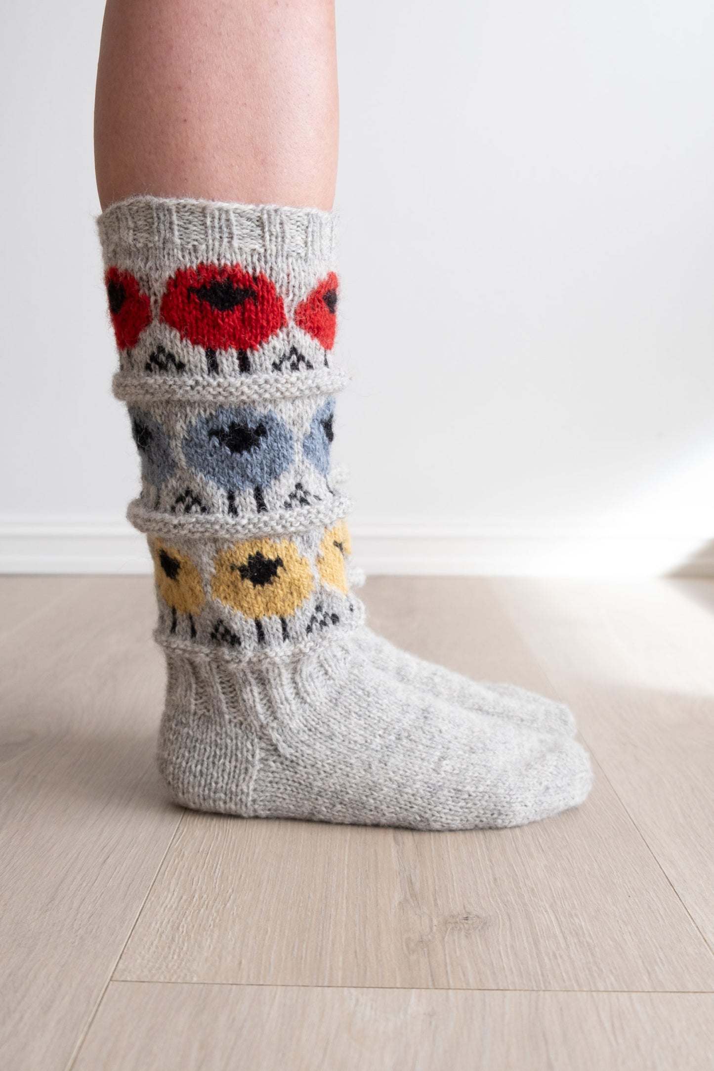 Strickpaket Saueflokk Socken (Englisch/Norwegisch) - Hillesvåg