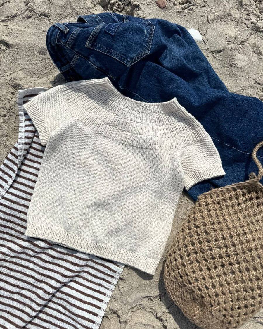 Ankers Sommerbluse - Strickanleitung von PetiteKnit