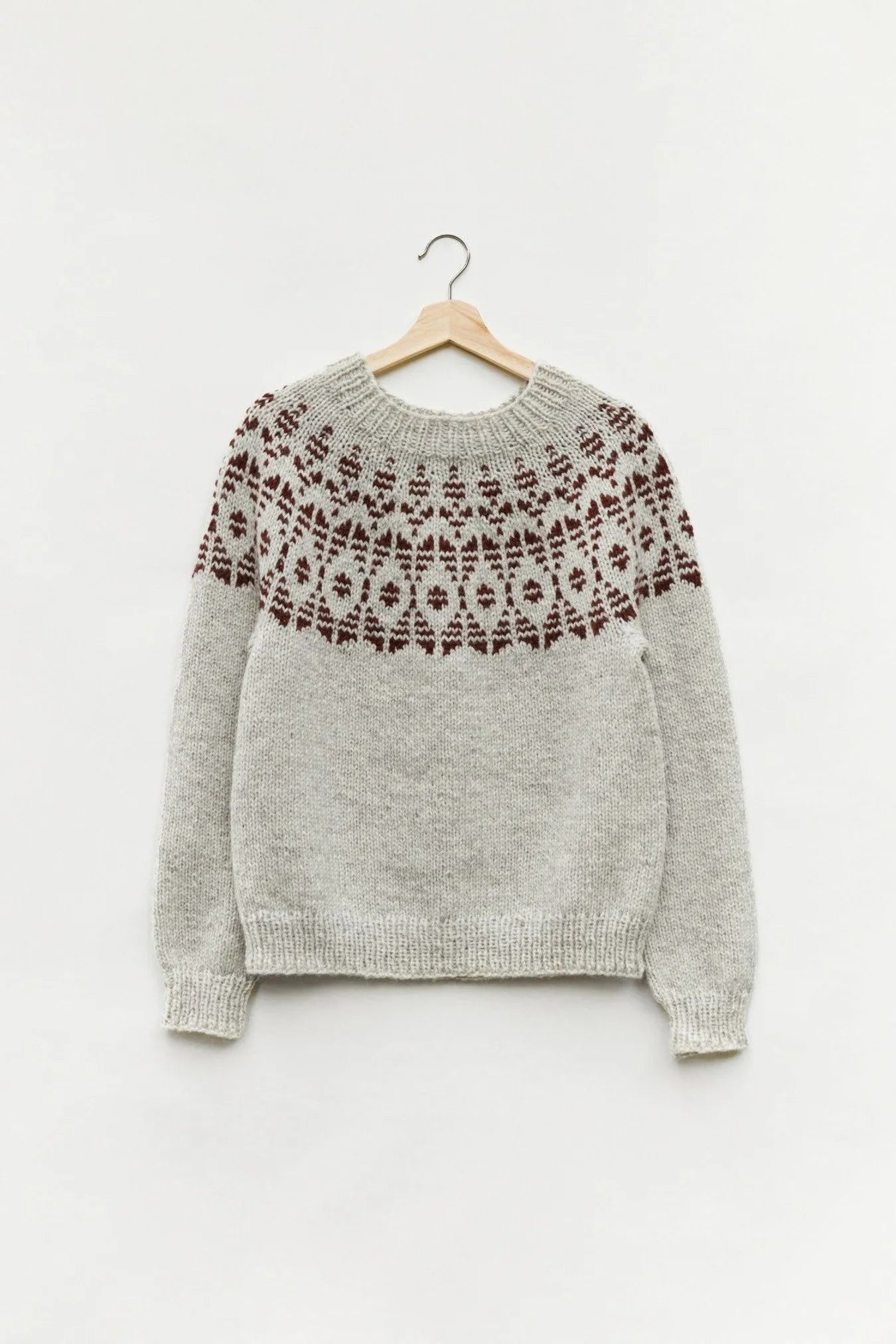 Strickpaket Høstlynggenser hell - Rauma Garn