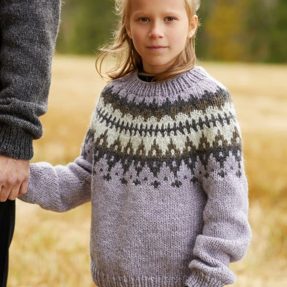 Vardegenser für Kinder - Strickanleitung von Rauma Garn