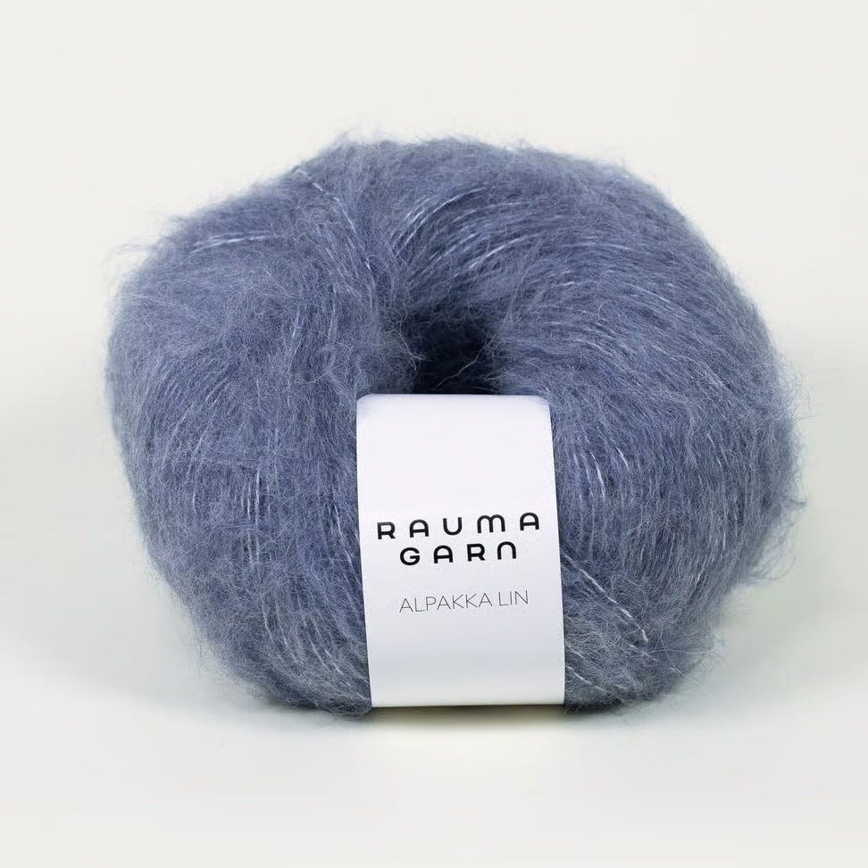 Strickpaket Gaya Høstgenser (blau) - Rauma Garn