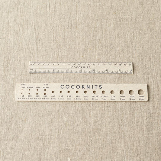 Lineal- und Nadelmaß-Set - CocoKnits
