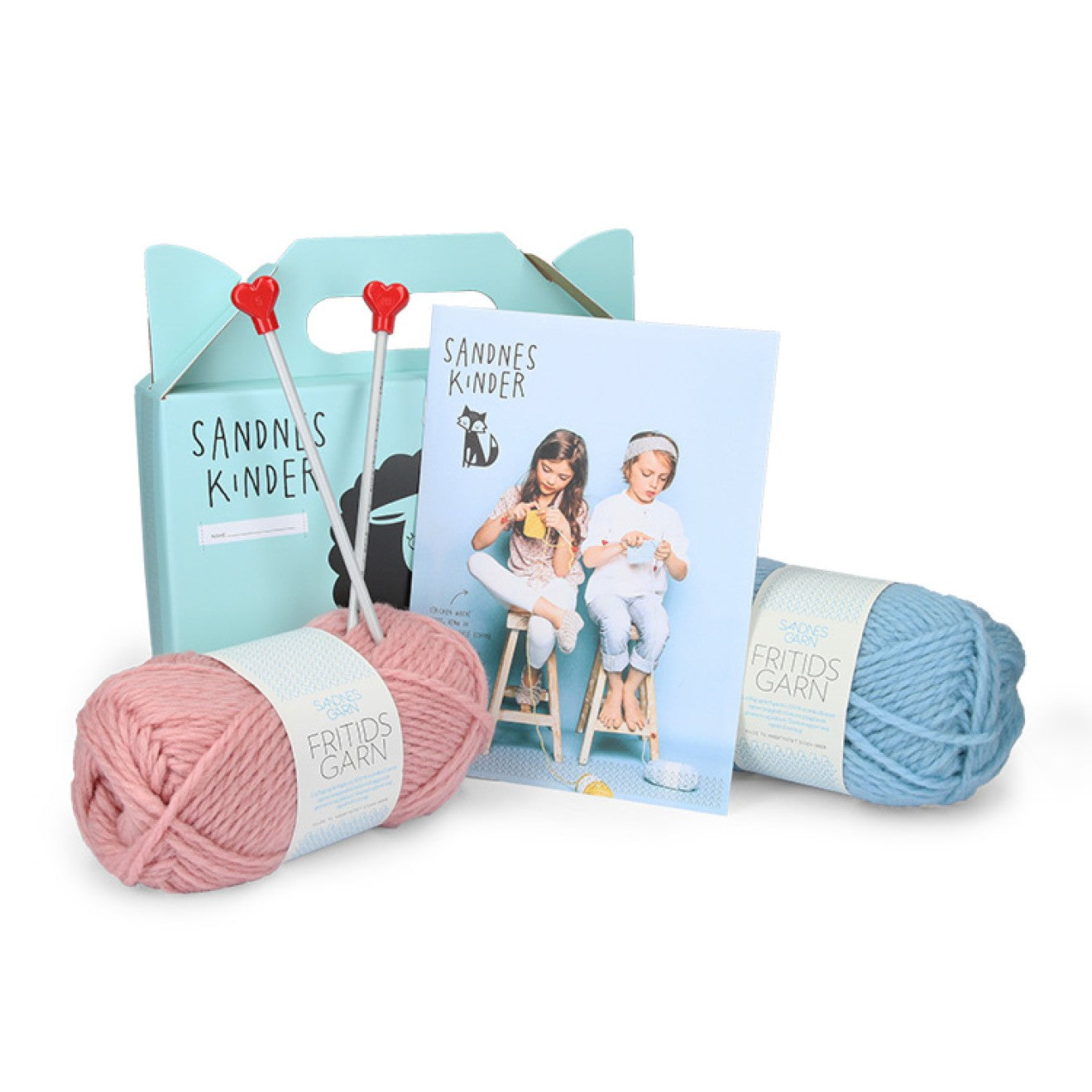 Stricklern-Set für Kinder - Sandnes & Rauma