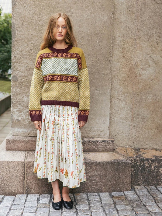 Blome Pullover - Strickanleitung Nr. 2510-01 von Sandnes Garn