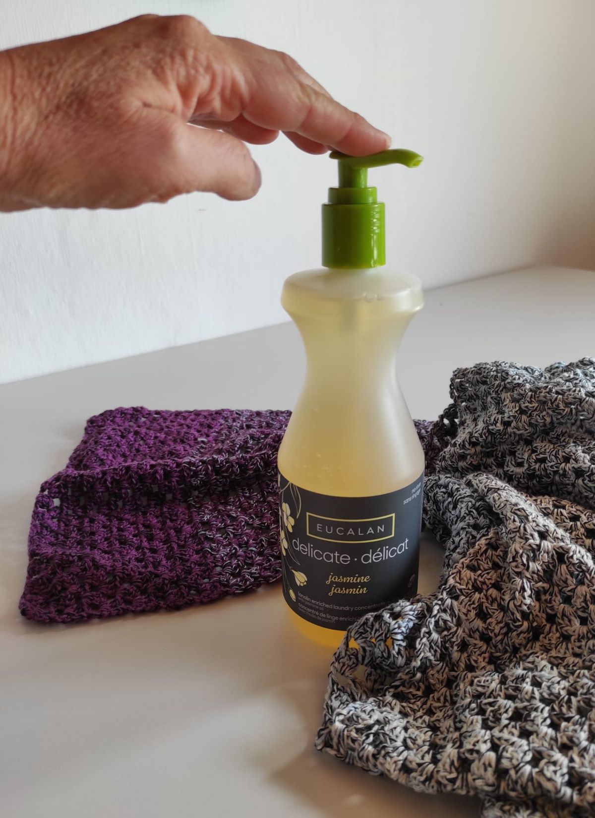 Pumpe für Eucalan-Flaschen