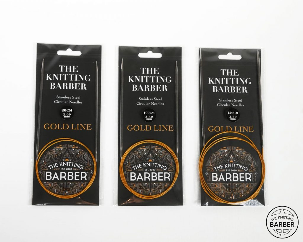 Gold Line Rundstricknadeln - The Knitting Barber