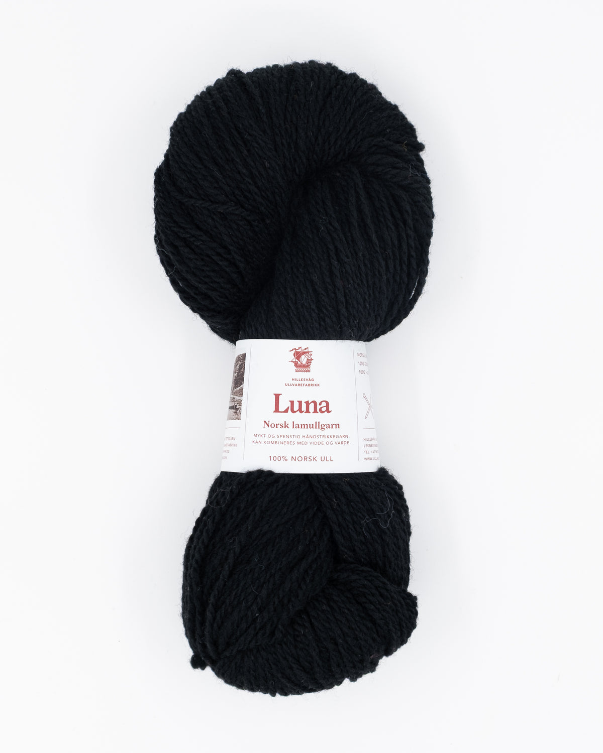 Luna Lammwollgarn - Hillesvåg Ullvarefabrikk