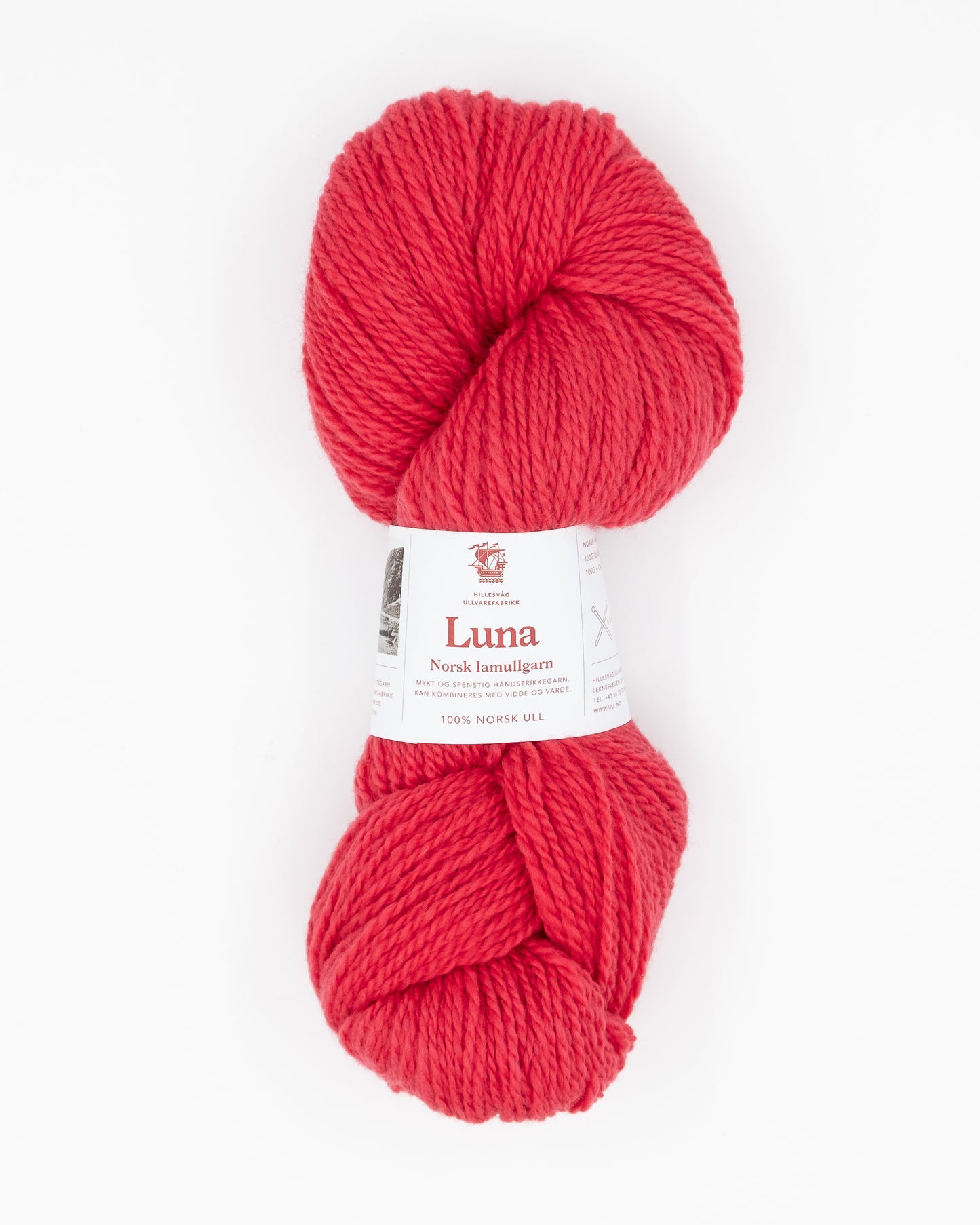 Luna Lammwollgarn - Hillesvåg Ullvarefabrikk