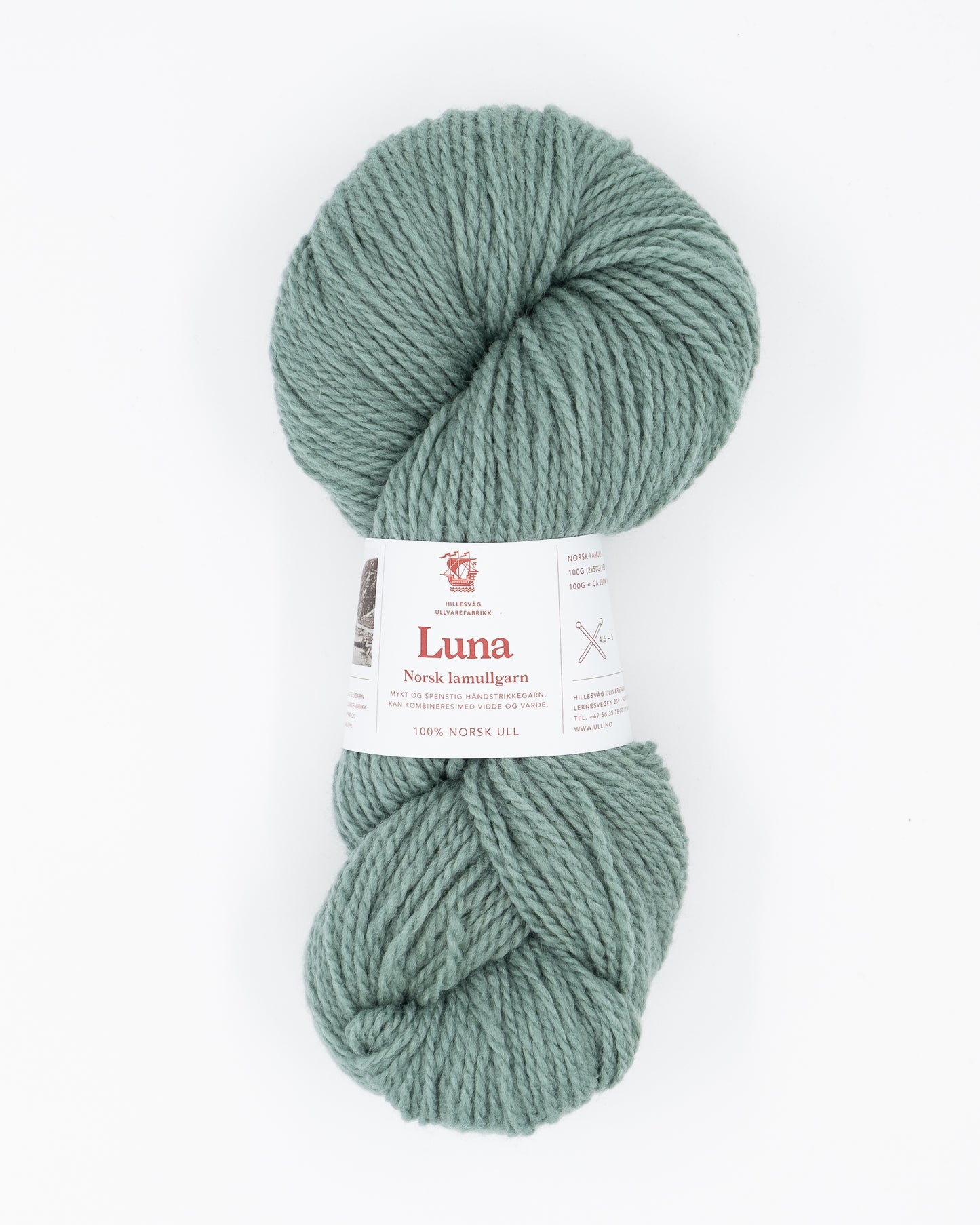 Luna Lammwollgarn - Hillesvåg Ullvarefabrikk