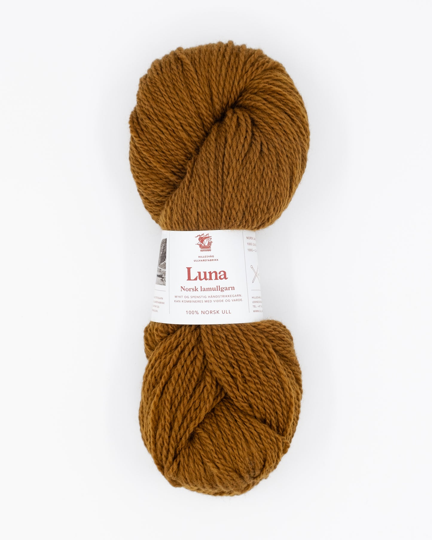 Luna Lammwollgarn - Hillesvåg Ullvarefabrikk