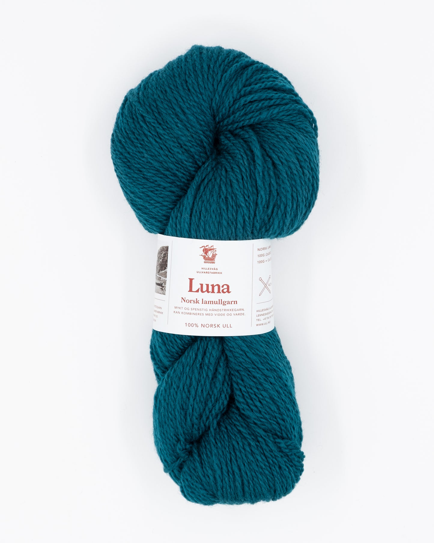 Luna Lammwollgarn - Hillesvåg Ullvarefabrikk