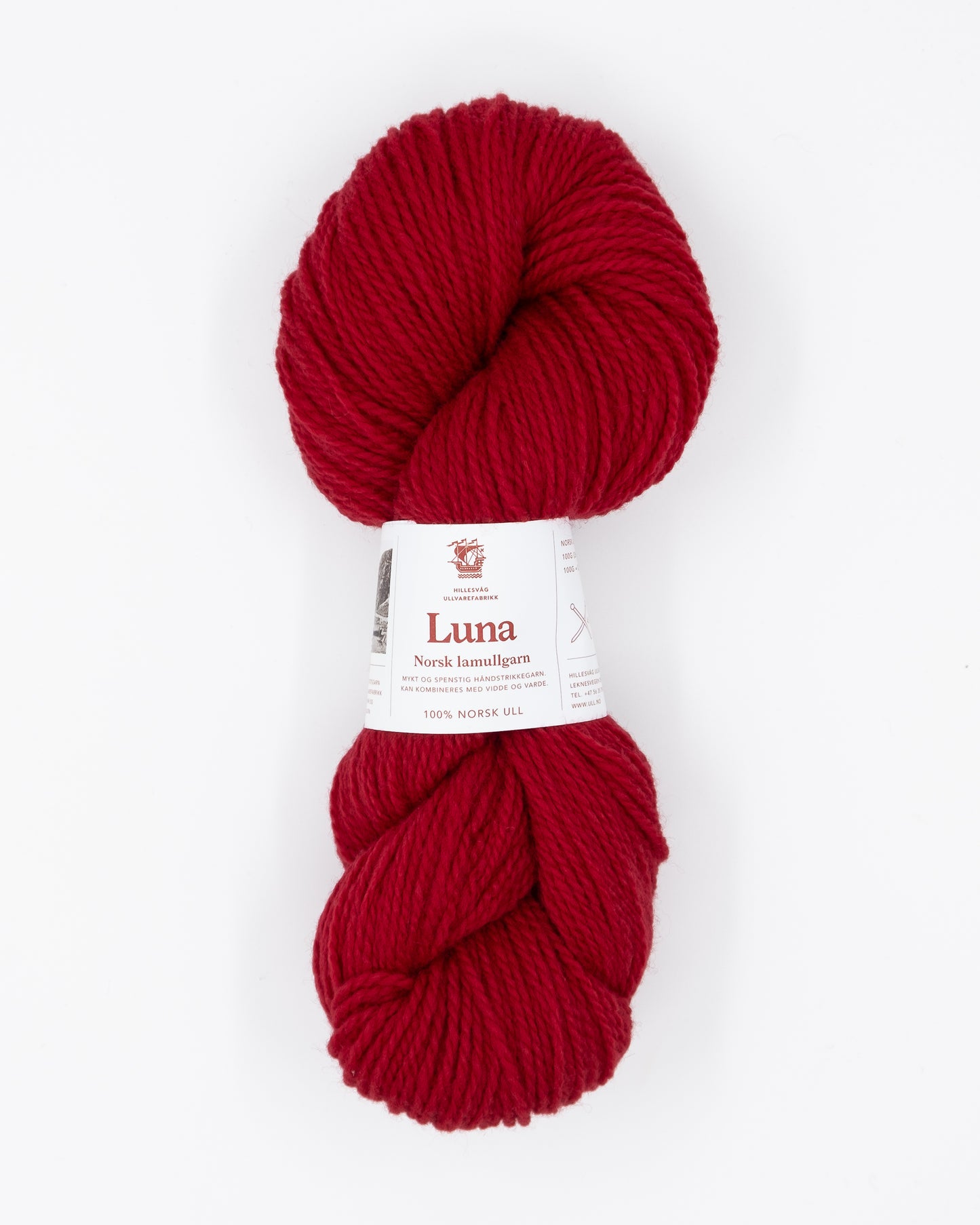 Luna Lammwollgarn - Hillesvåg Ullvarefabrikk