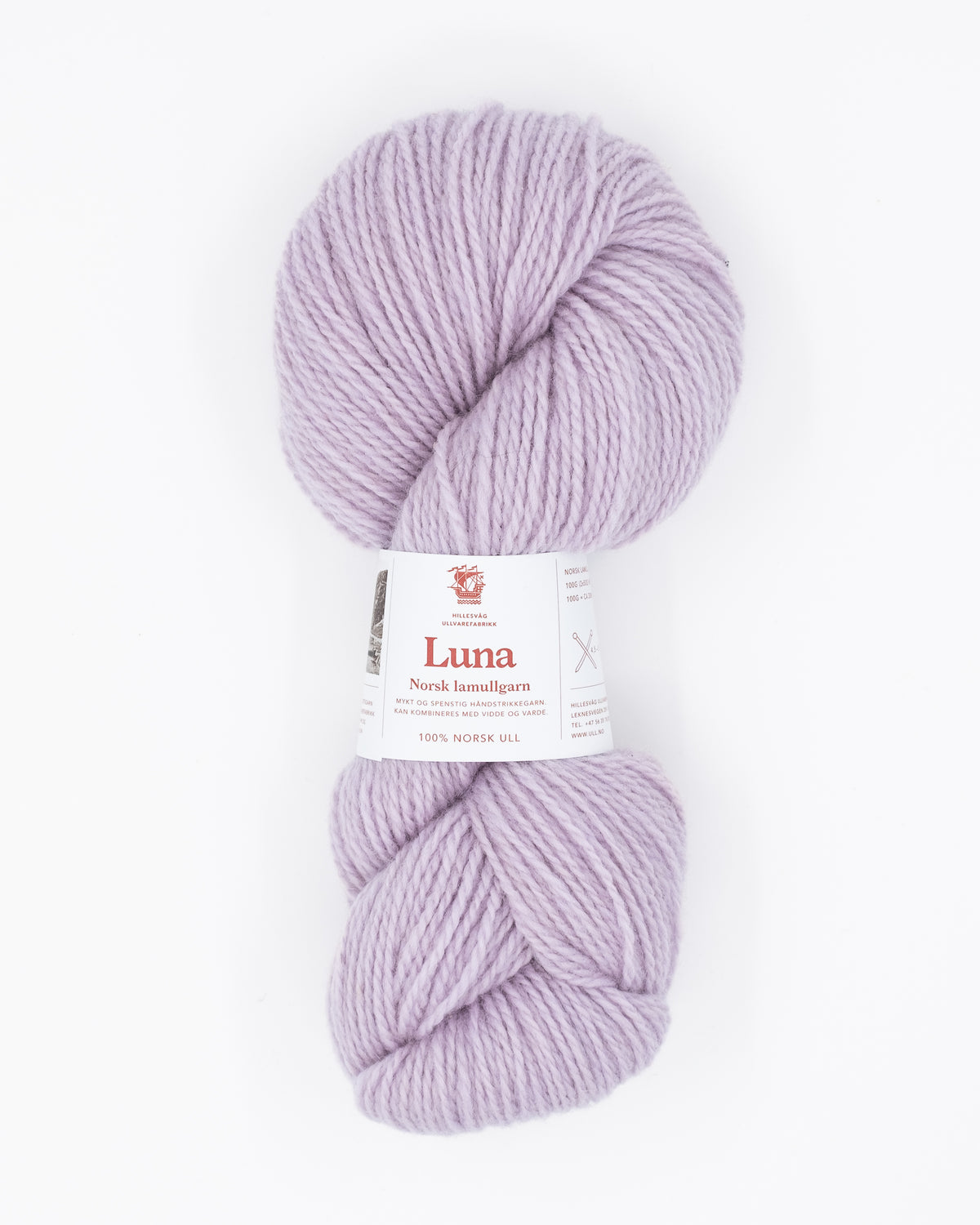 Luna Lammwollgarn - Hillesvåg Ullvarefabrikk