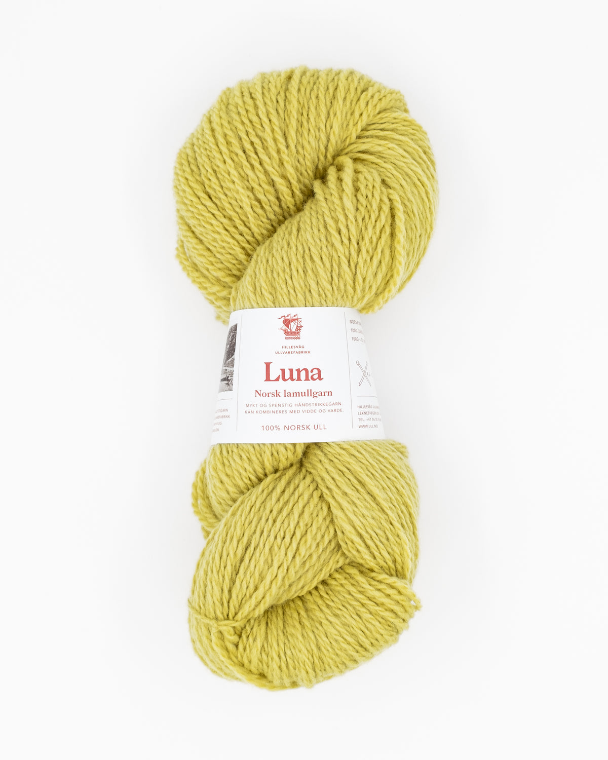 Luna Lammwollgarn - Hillesvåg Ullvarefabrikk