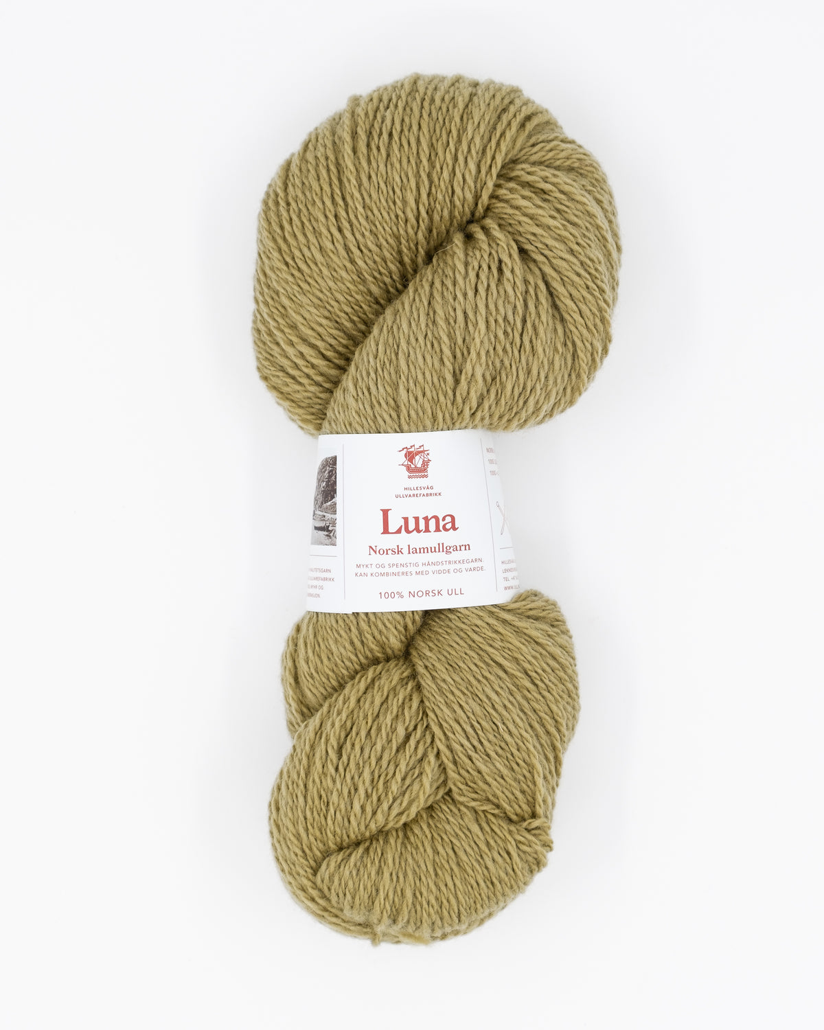 Luna Lammwollgarn - Hillesvåg Ullvarefabrikk