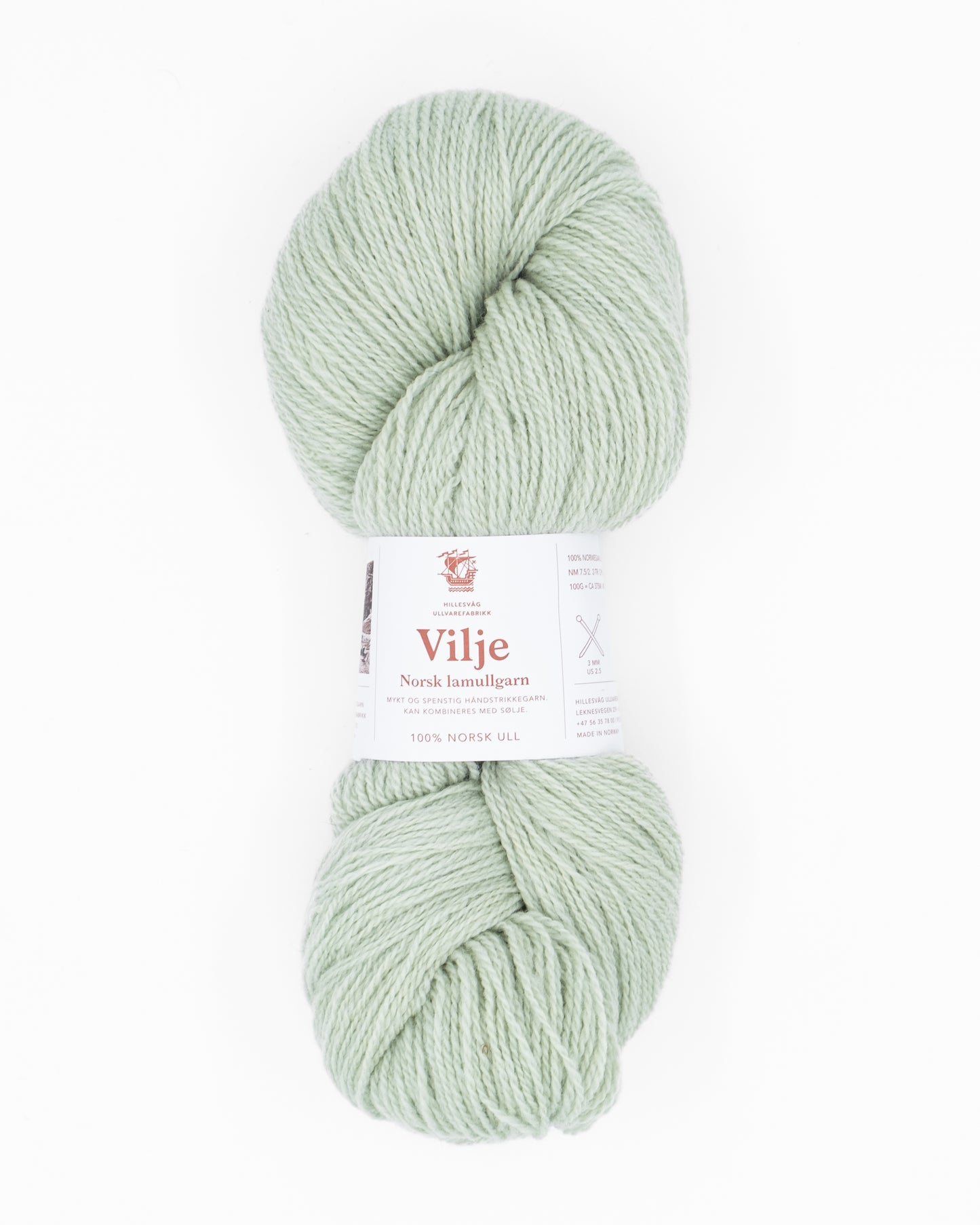 Vilje Lammwollgarn - Hillesvåg Ullvarefabrikk