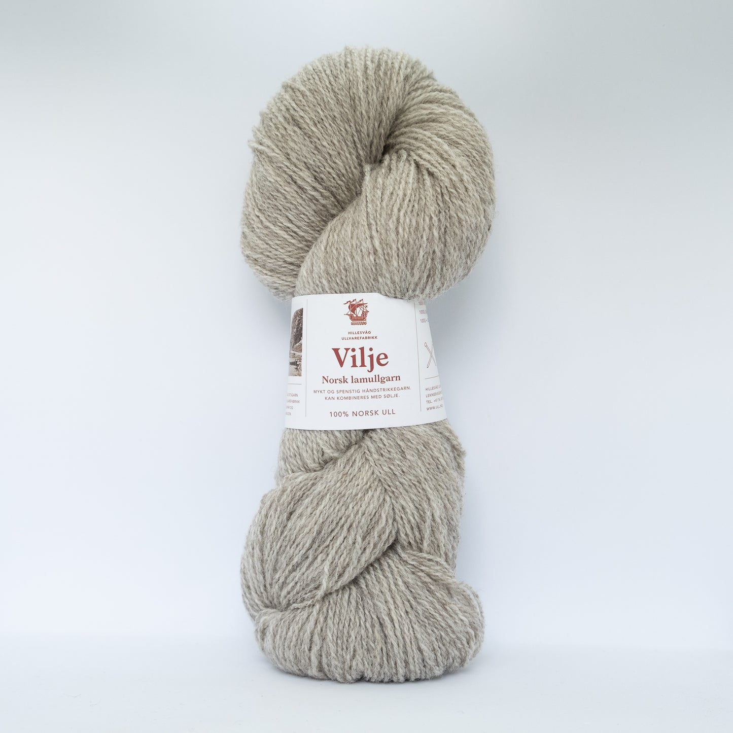 Vilje Lammwollgarn - Hillesvåg Ullvarefabrikk