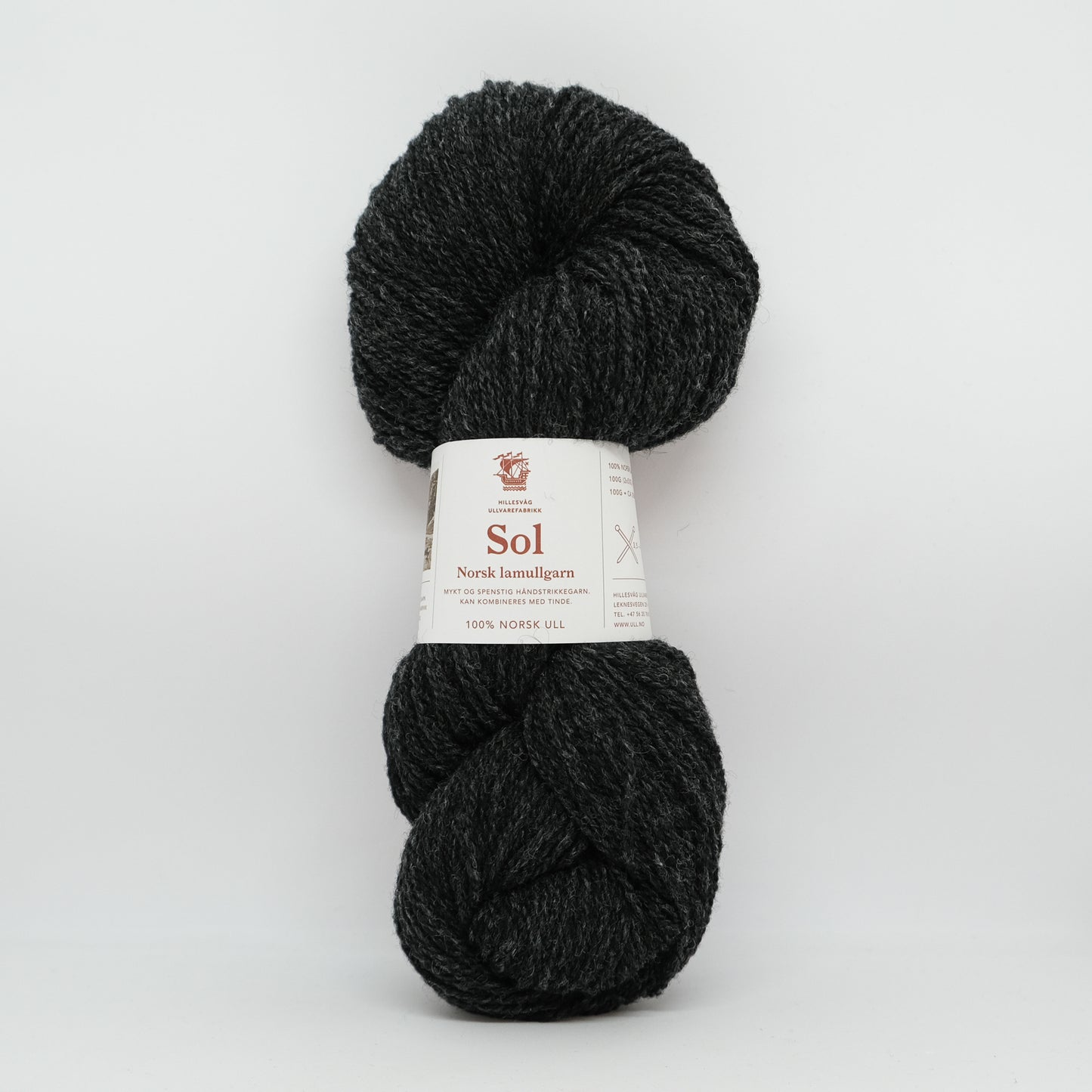 Sol Lammwollgarn - Hillesvåg Ullvarefabrikk