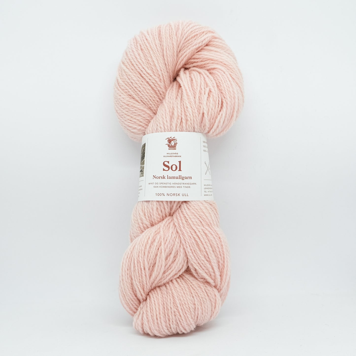 Sol Lammwollgarn - Hillesvåg Ullvarefabrikk