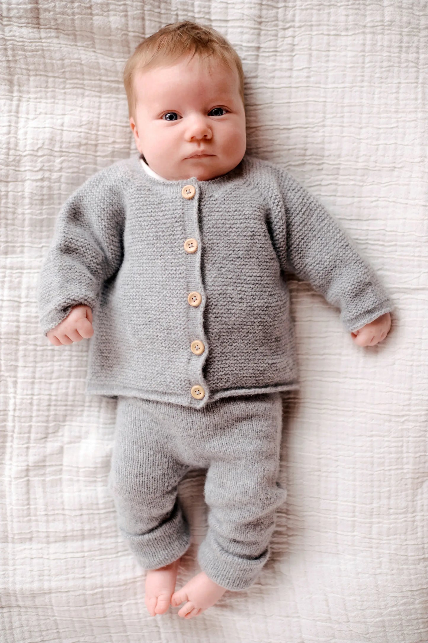 Strickpaket Lun Heddyjakke - Rauma Garn