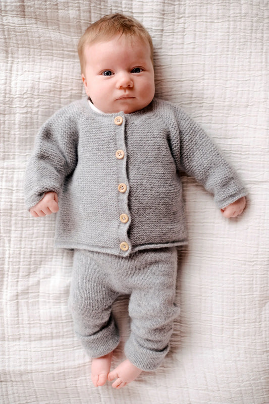 Strickpaket Lun Heddyjakke - Rauma Garn