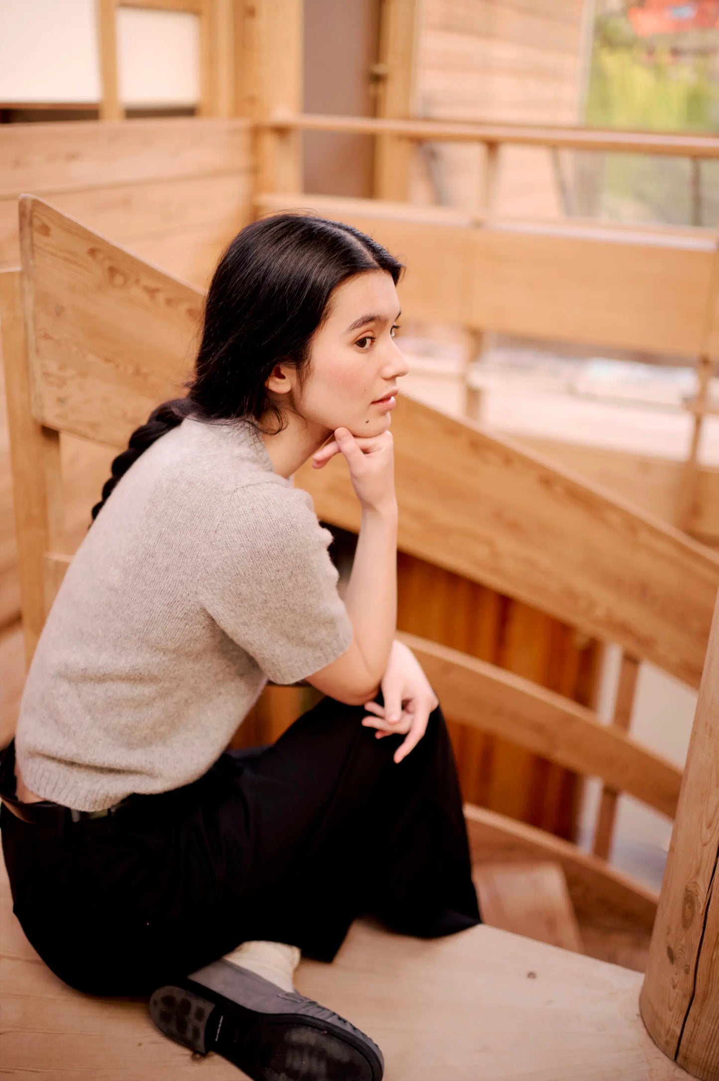 Strickpaket Lun Lauratee - Rauma Garn