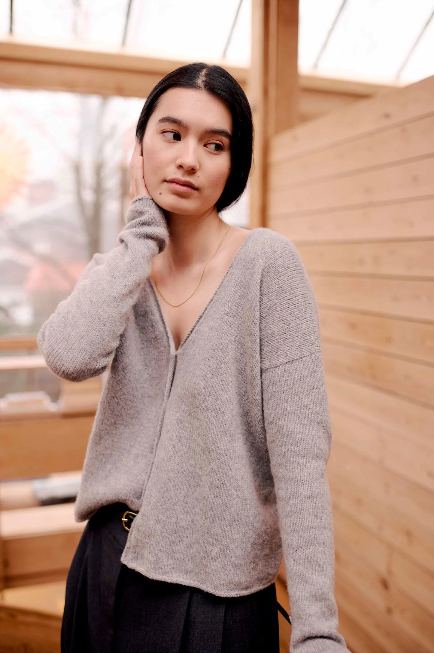 Strickpaket Lun Lukajakke - Rauma Garn