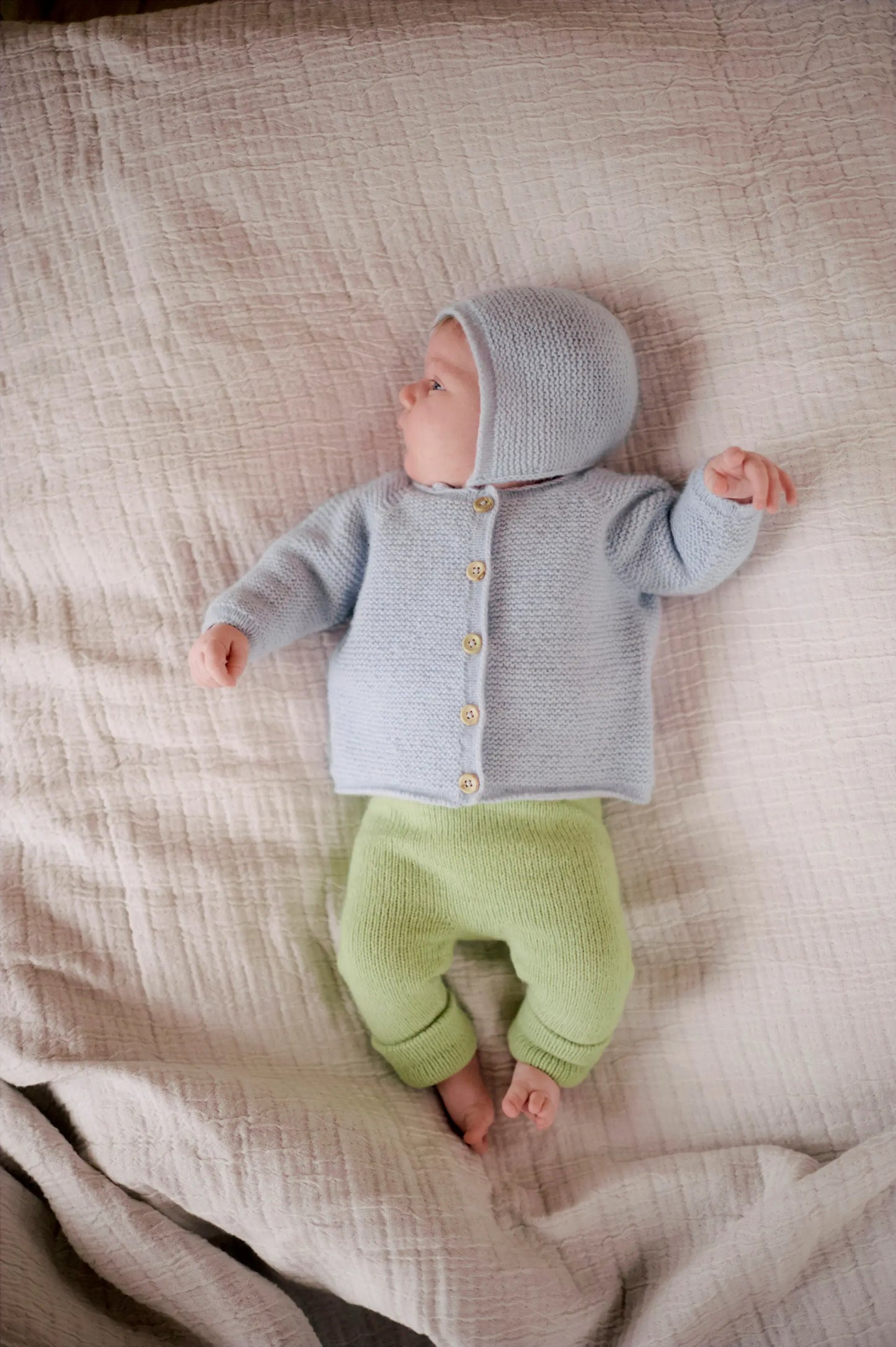 Strickpaket Babymütze Lun Heddykyse - Rauma Garn