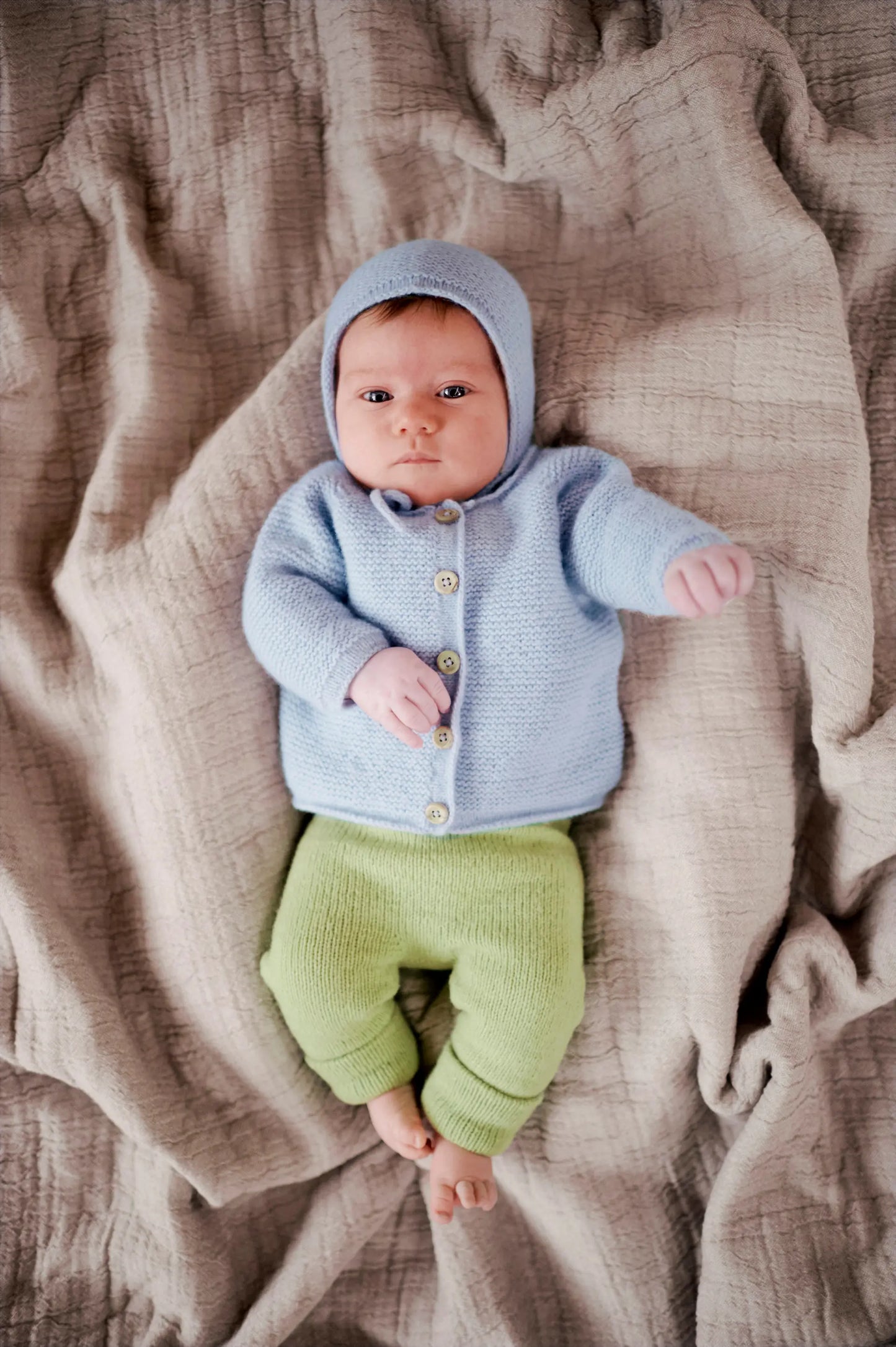 Strickpaket Babymütze Lun Heddykyse - Rauma Garn
