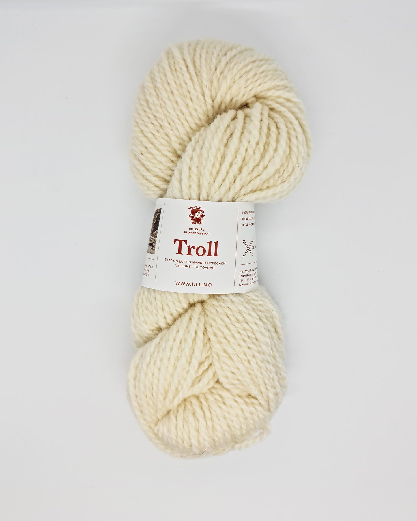 Troll Wollgarn - Hillesvåg Ullvarefabrikk