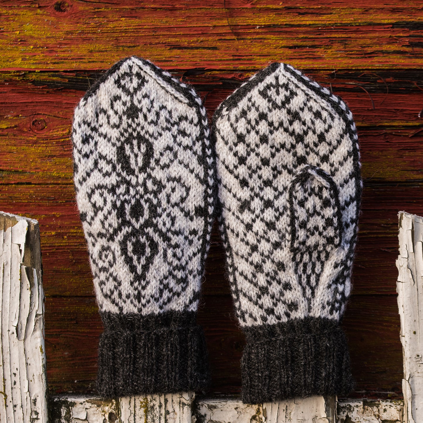 Strickpaket Fäustlinge St. Petersburg (Norwegisch) - Hillesvåg