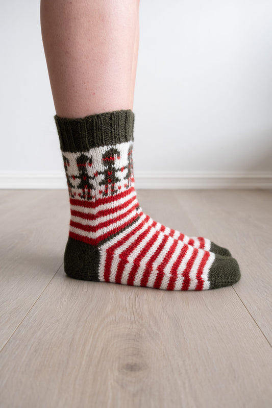 Strickpaket Alvedans Socken (ENGLISCH) - Hillesvåg