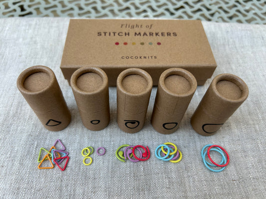 Maschenmarkierer-Set von Cocoknits - Flight of Stitch Markers