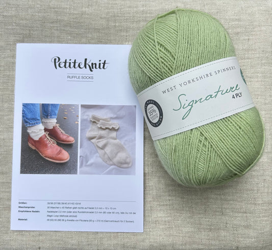 Strickpaket Ruffle Socken - PetiteKnit - BFL