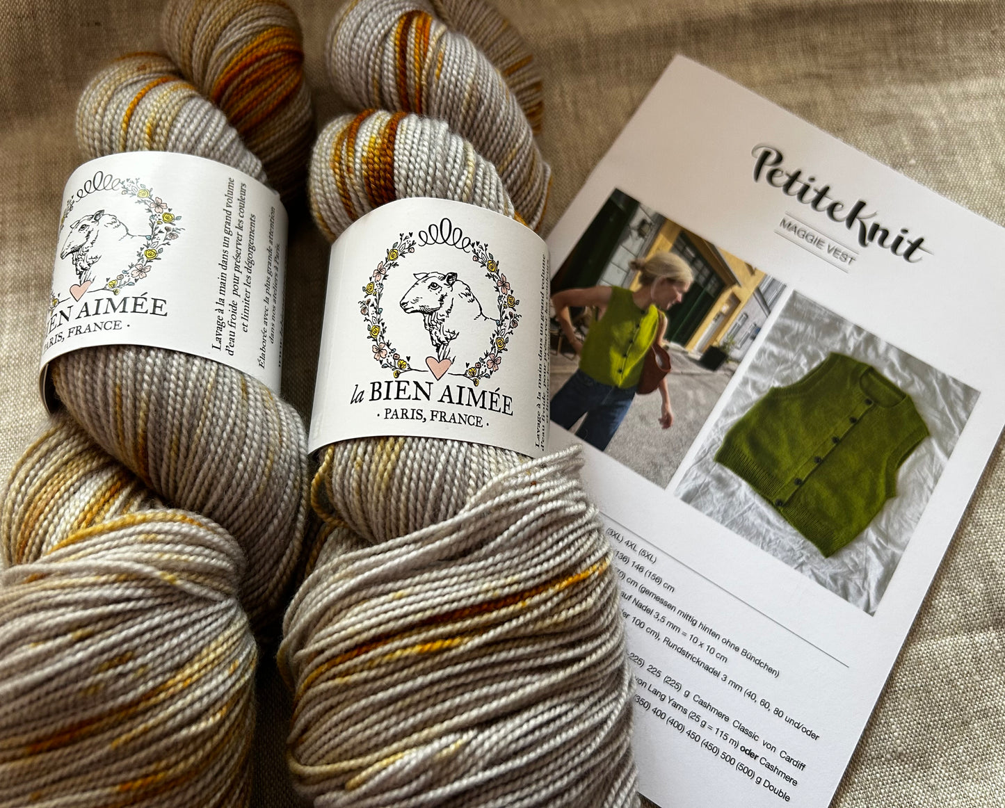 Strickpaket Maggie Vest - PetiteKnit - La Bien Aimée