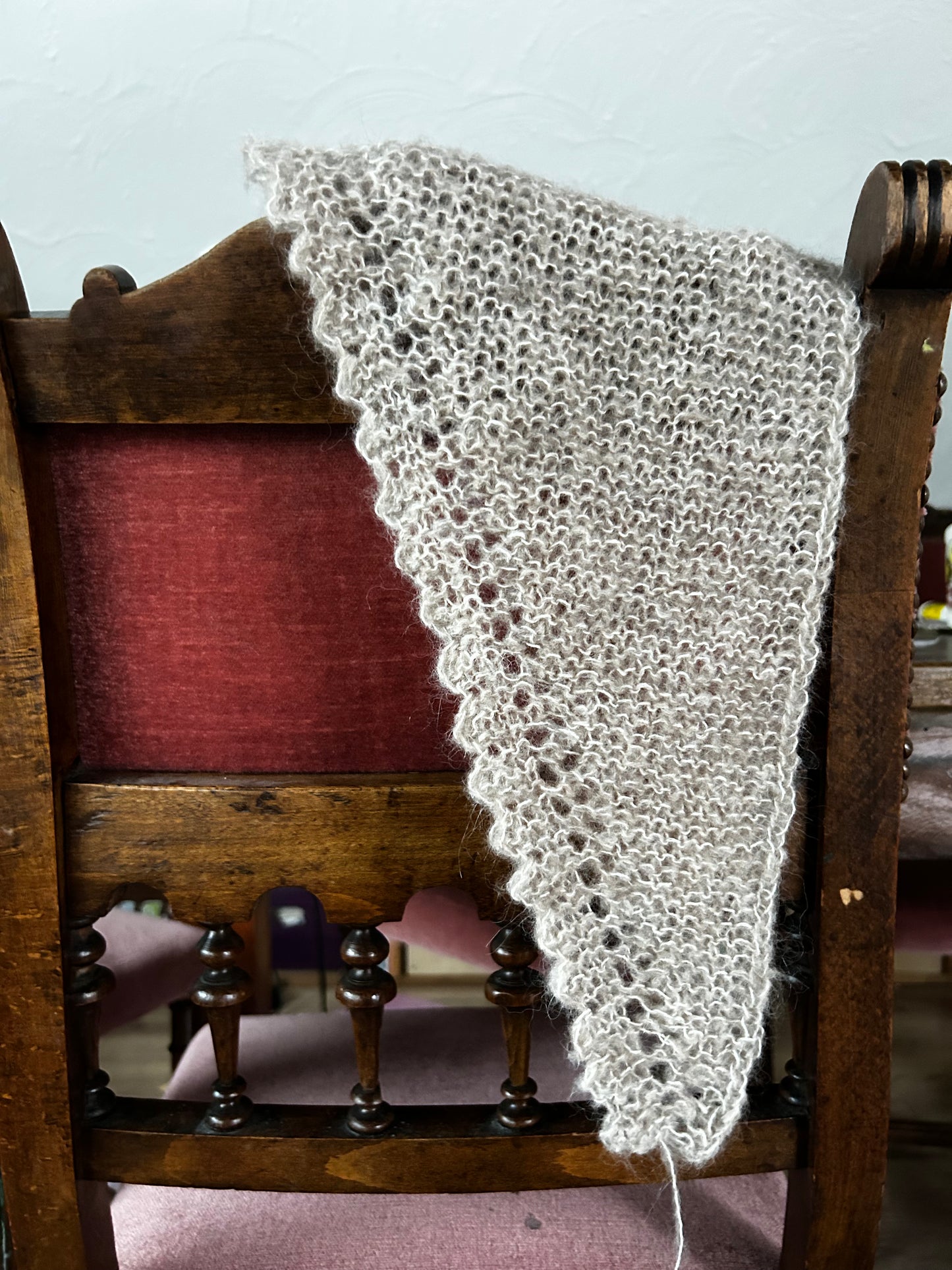 Strickpaket Adventstuch 2025 von Ilona/Narvamante ArtStudio