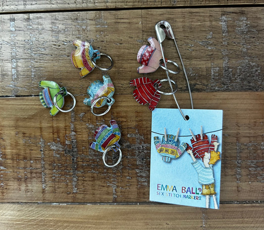 Maschenmarkierer „Sweaters“ (6er-Set) - Emma Ball