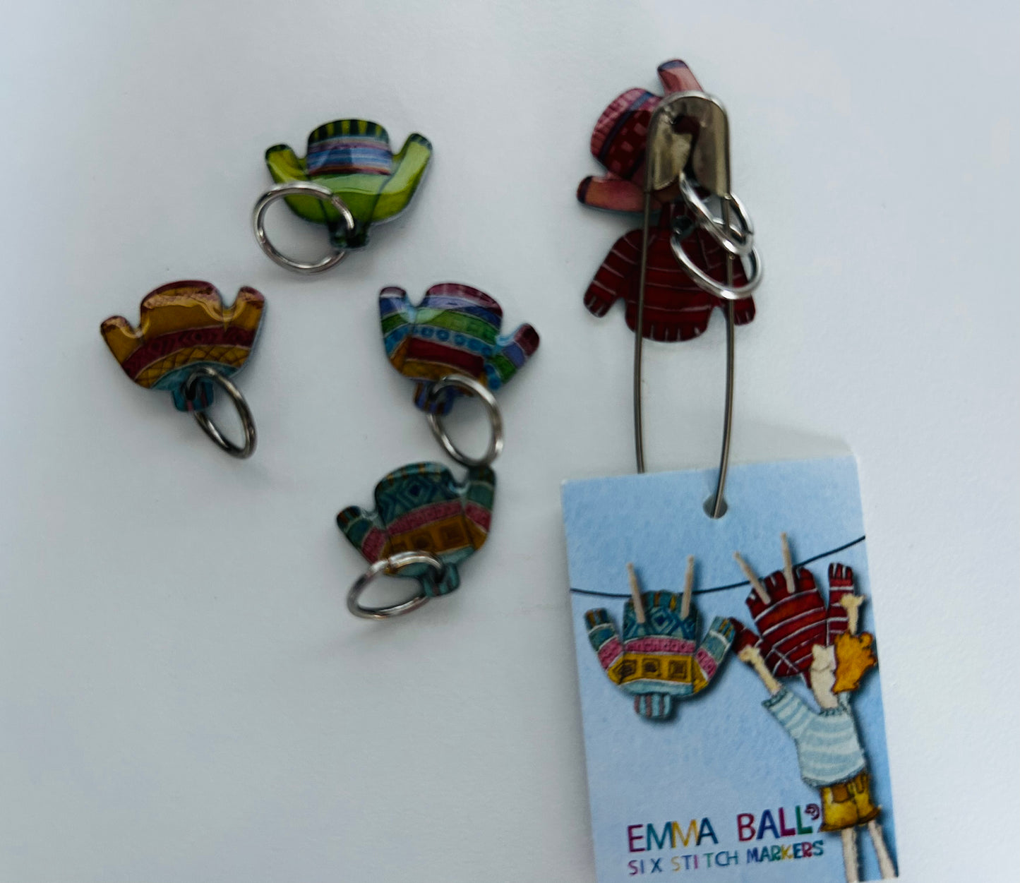 Maschenmarkierer „Sweaters“ (6er-Set) - Emma Ball