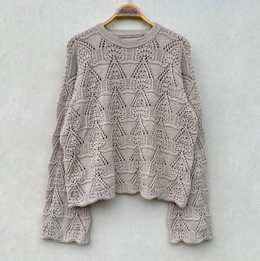 Strickpaket Madeleine Sweater - Cotton Merino - Knitting for Olive