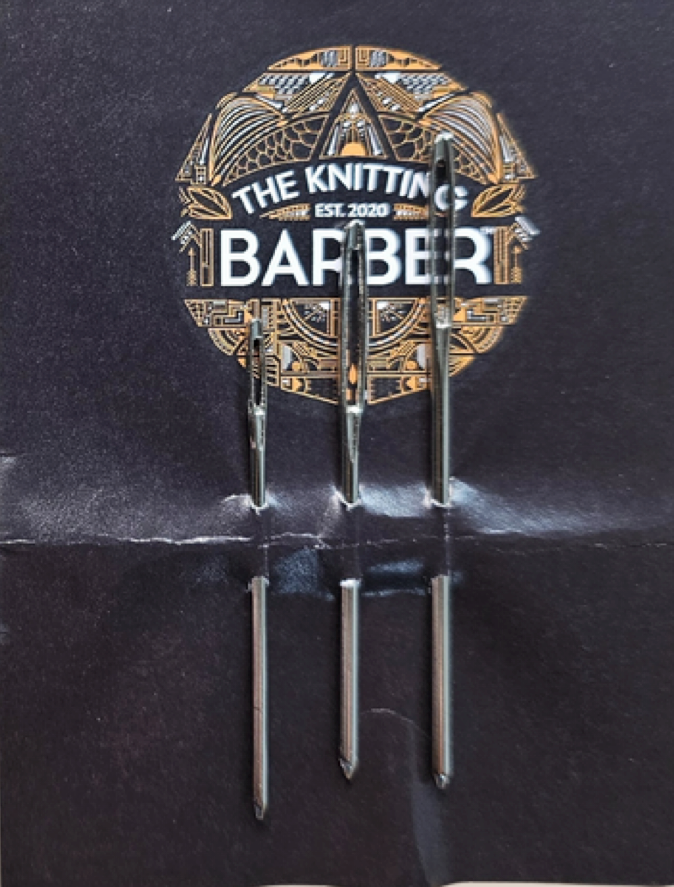 Wollnadeln aus Metall - The Knitting Barber