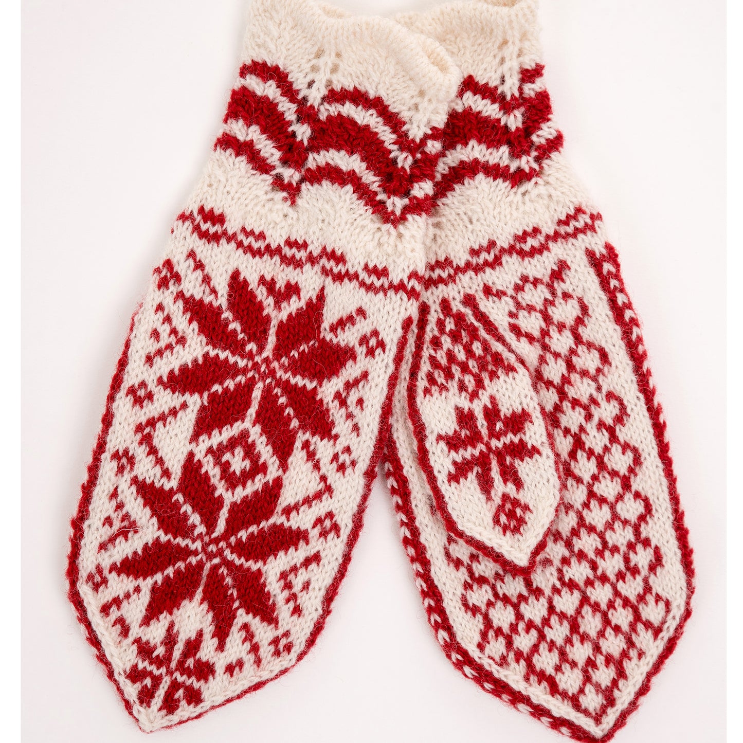 Strickpaket Rosevotter Fäustlinge (Deutsch/Englisch/Norwegisch) - Hillesvåg