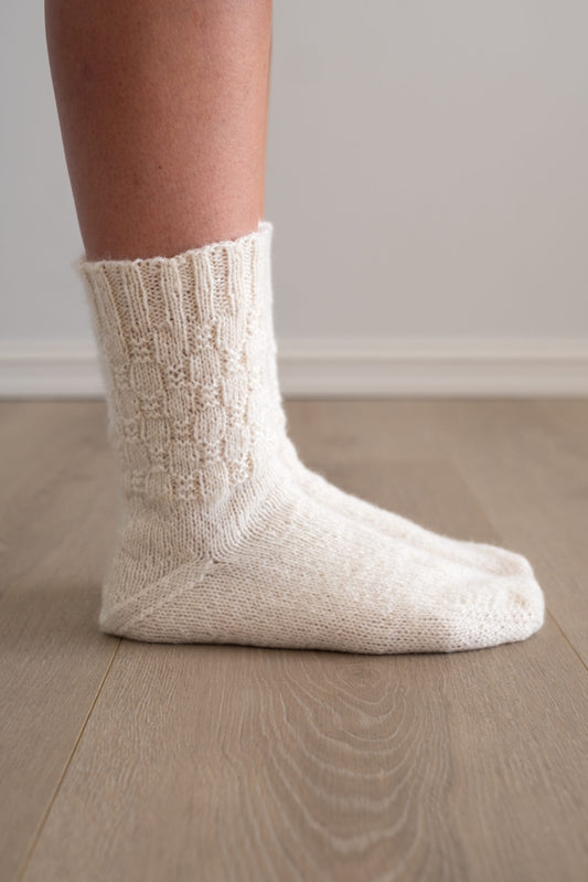 Strickpaket Ruta sokker - Hillesvåg