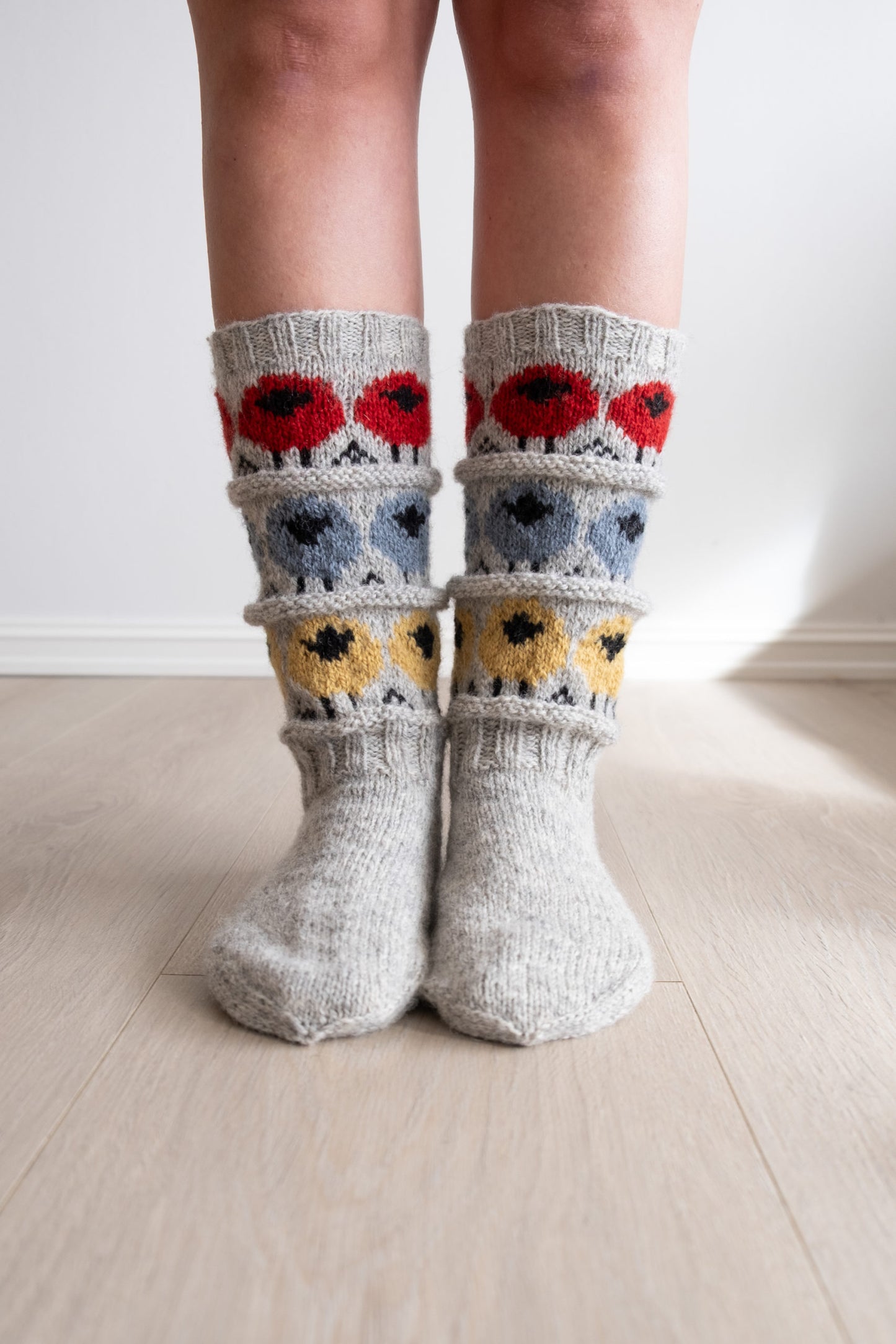 Strickpaket Saueflokk Socken (Englisch/Norwegisch) - Hillesvåg