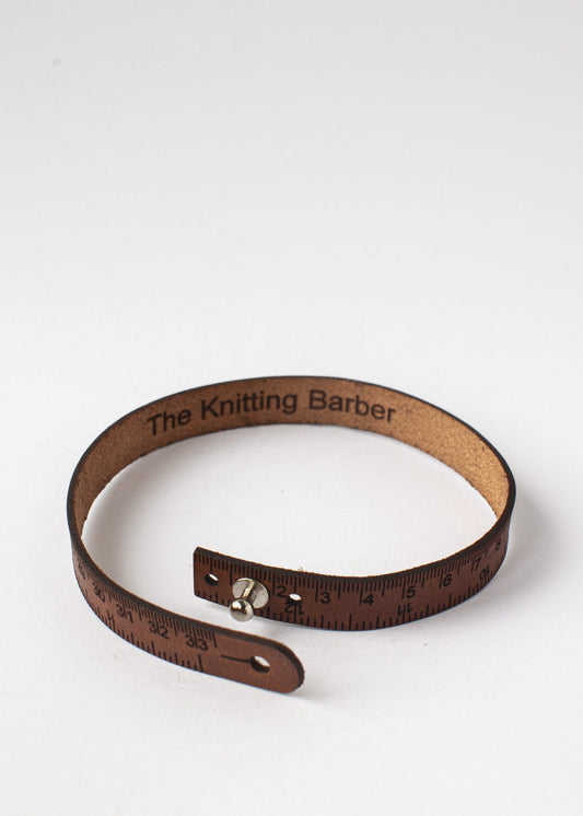 Leder-Lineal-Maßband - The Knitting Barber